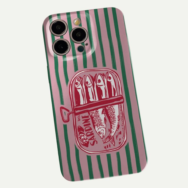 Shein Sardine Fish Pattern Phone case Shein Sardine Fish Pattern Phone case