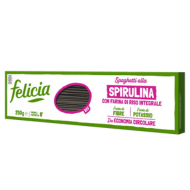Spirulina spaghetti with brown rice flour Spirulina spaghetti with brown rice flour