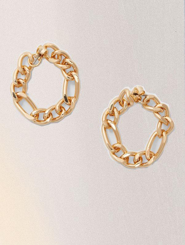 gift-yourself-jewellery-Canada-Club-Monaco-Link-Hoop-Earring