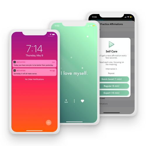 I am affirmations phone app