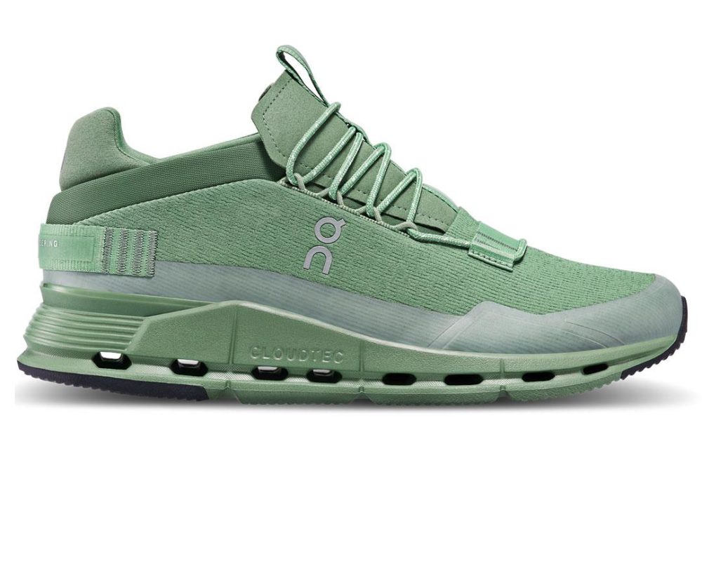 monochromatic-running-shoes-on-cloud-Cloudnova-Sensa- Cloudnova Sensa in green (aka fern)