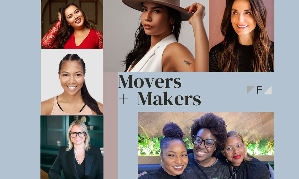 a collage of all the women featured in this article