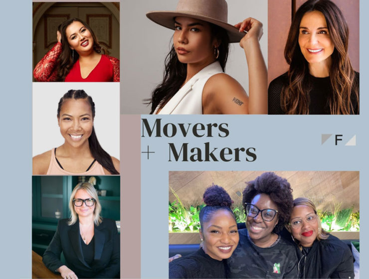 a collage of all the women featured in this article