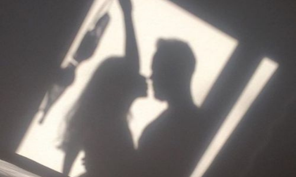 Woman and Man being intimate