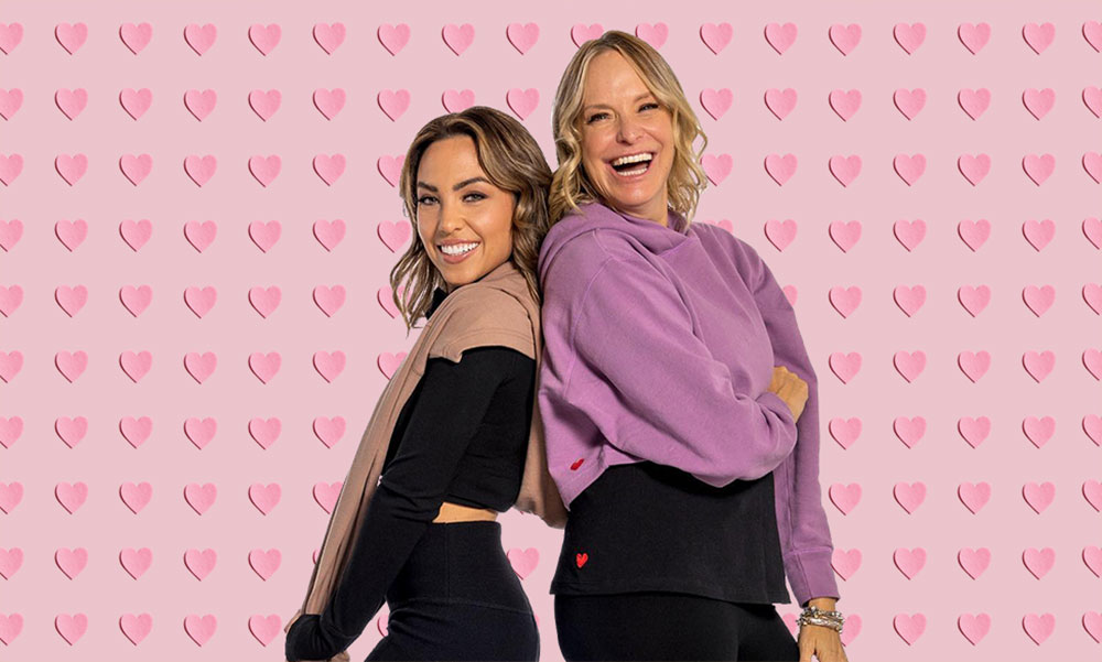 Julie Griev and Nicole Servinis wearing Preloved athetlic and fitness wear