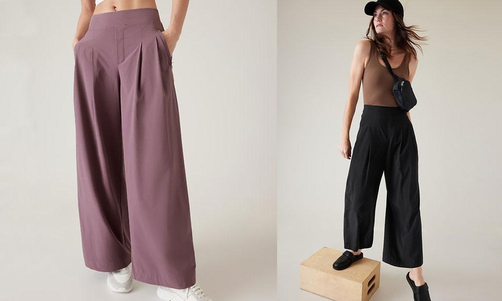 One Shoulder Silk Top x High Waisted Pants