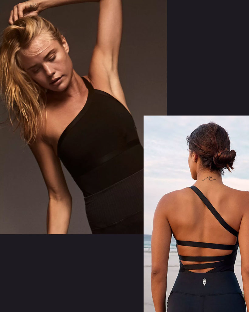 This one shoulder look from Free People is a bodysuit.