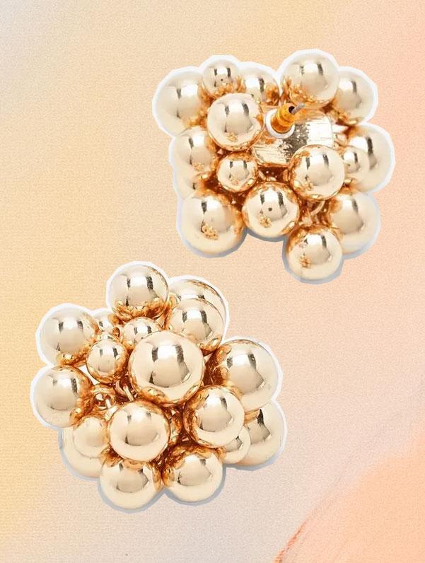 gift-yourself-jewellery-canada-Boohoo-Gold-Ball-Drop-Statement-Earrings