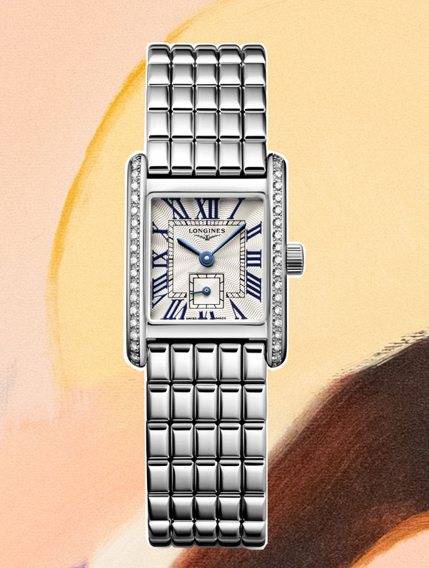 gift-yourself-jewellery-canada-longines-dolcevita-diamond-steel-bracelet