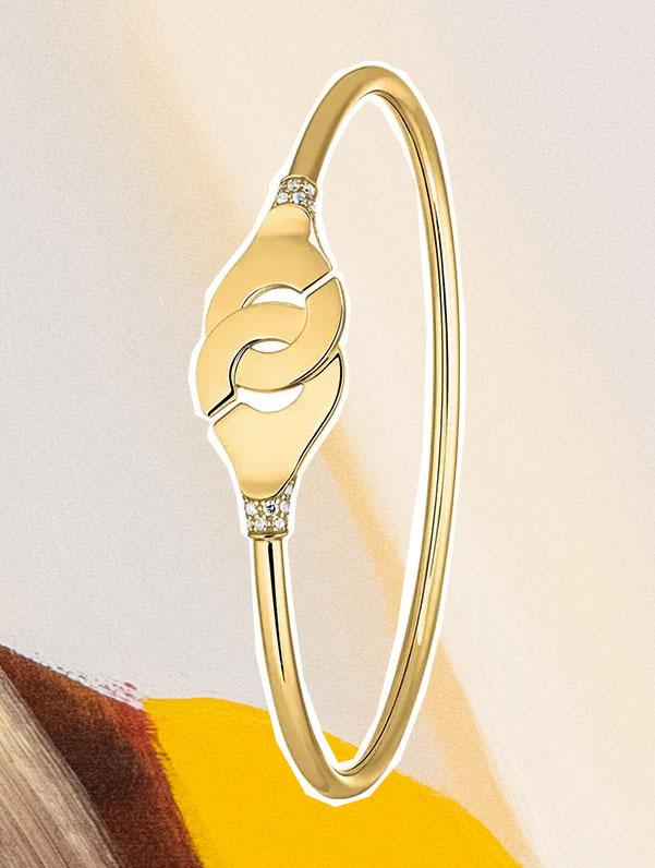 gift-yourself-jewellery-dinh-van-Menottes-Yellow-Gold-R12-Flex-Diamond-Bracelet