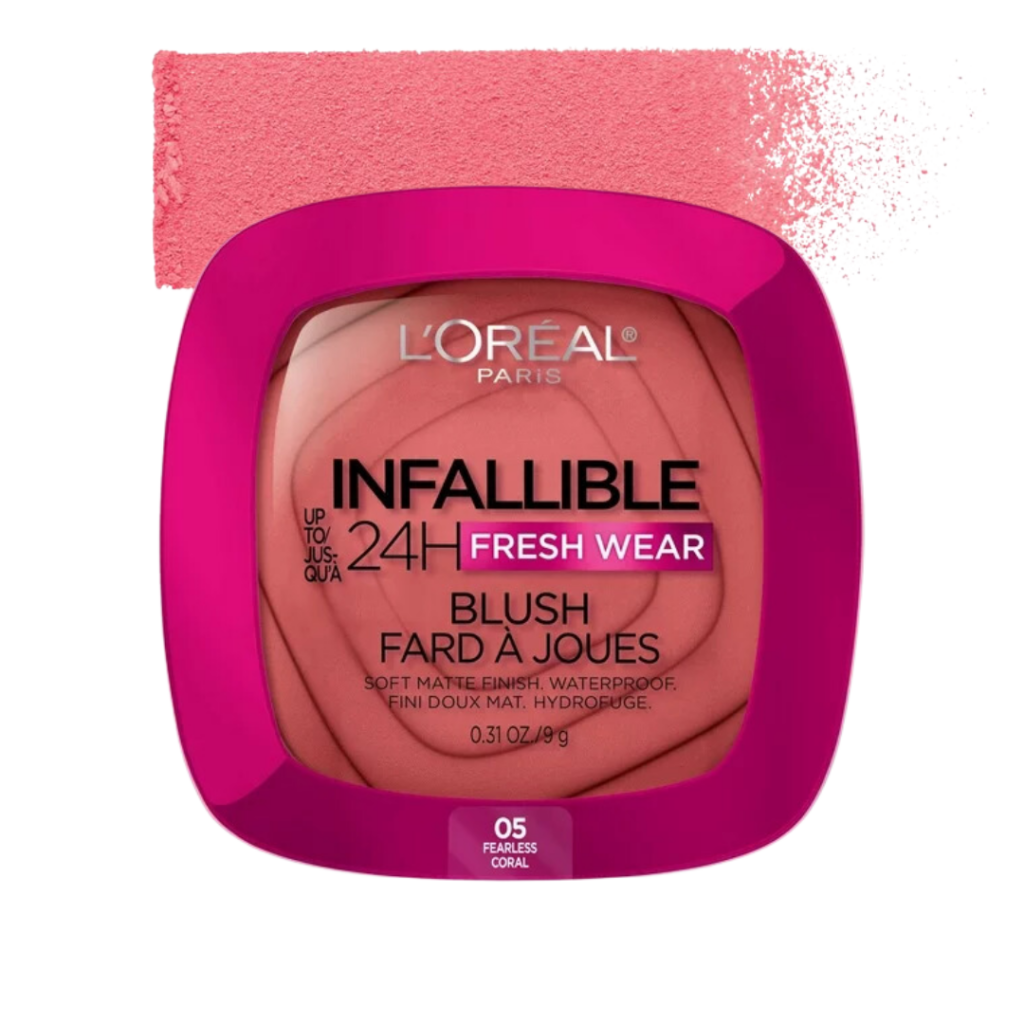 Best drugstore blush for long-lasting wear: L'Oréal Paris Infallible 24H Fresh Wear Blush