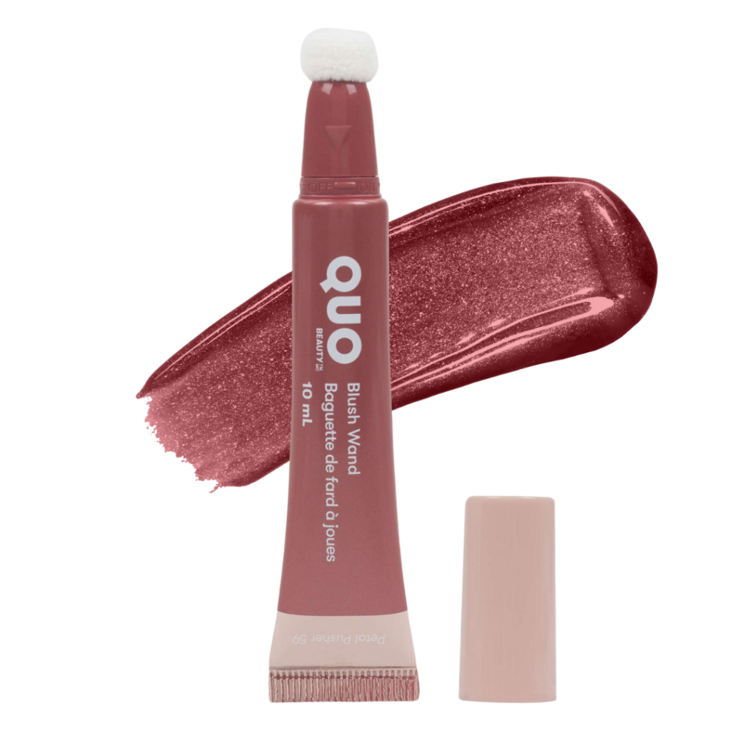 Best drugstore blush for an eco-friendly option: Quo Beauty Blush Wand