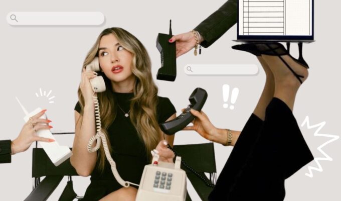 A Canadian woman taking the Monday Girl tips to work.