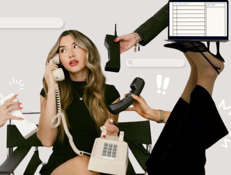 A Canadian woman taking the Monday Girl tips to work.