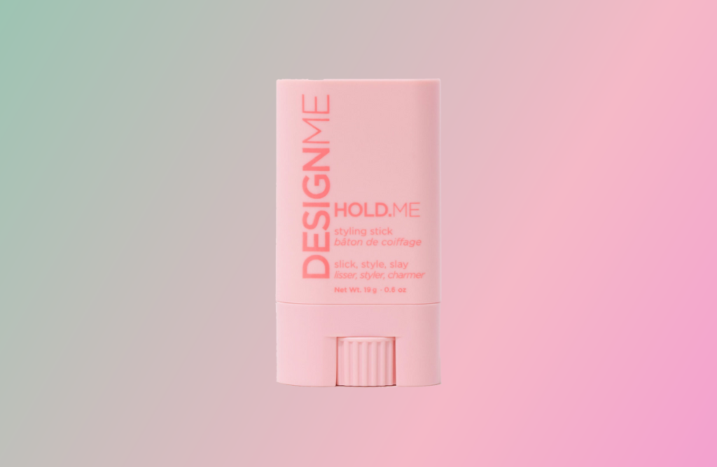 Twist-turn packaging of DesignMe HoldMe Styling Stick, $29 at designmehair.com