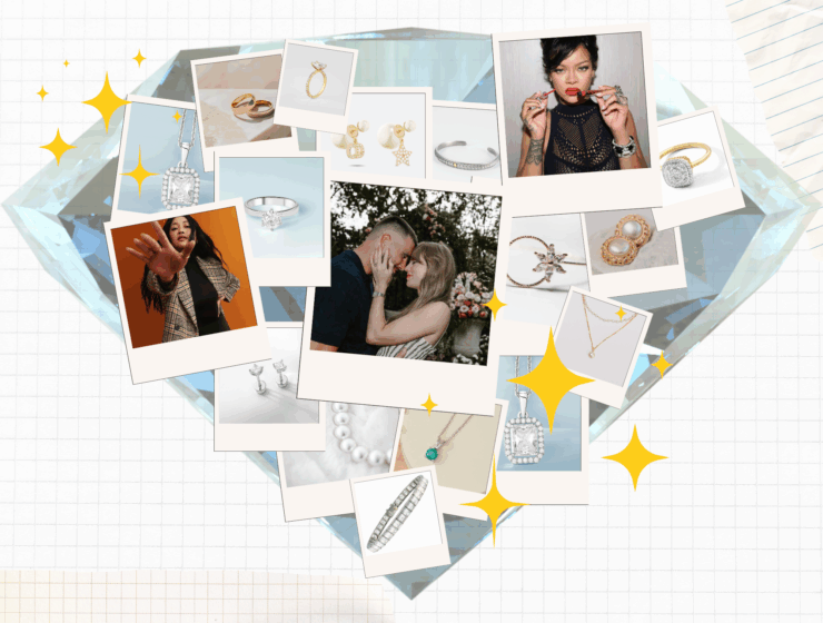 Photos of jewellery and celebrities